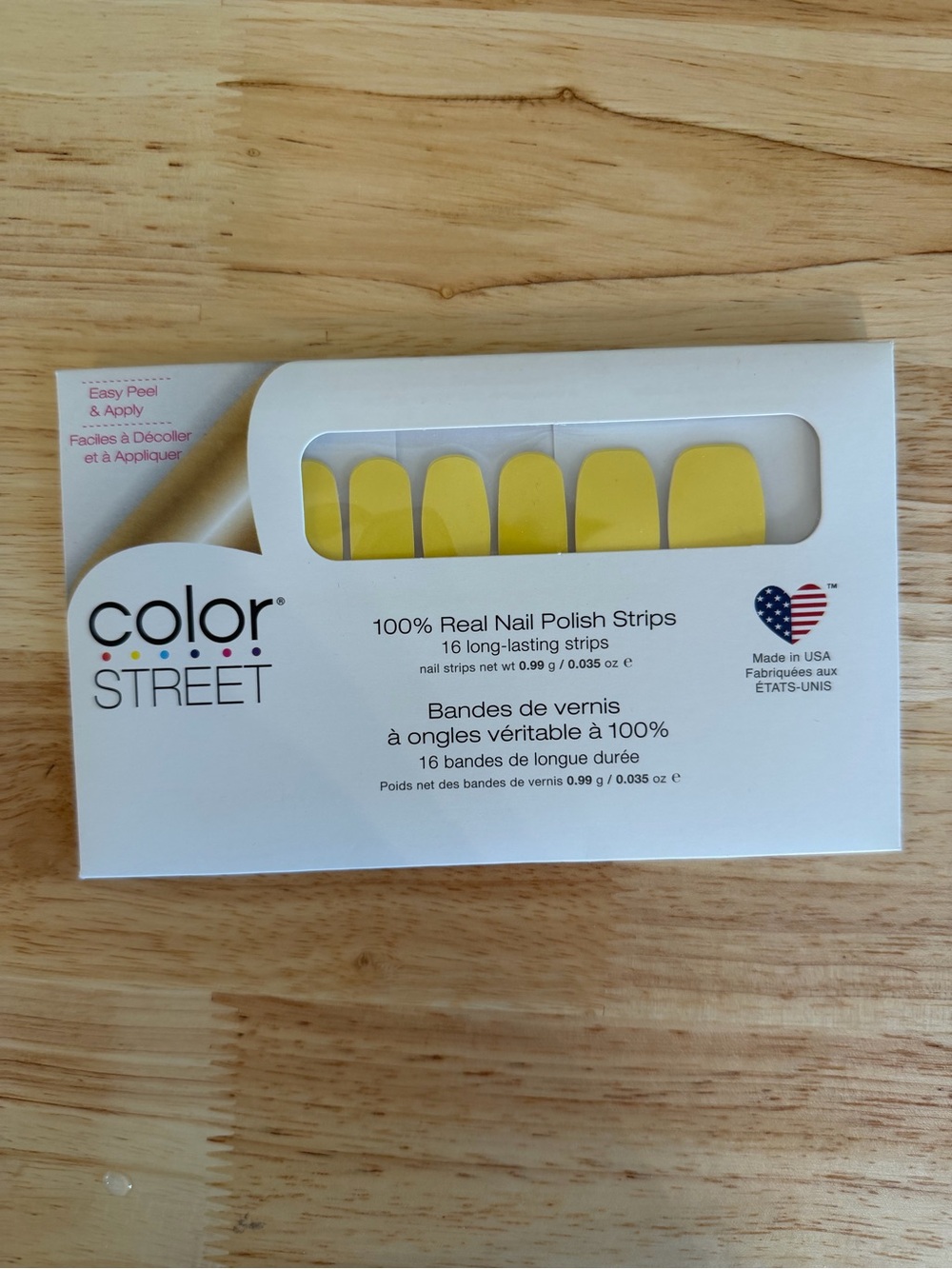 Lemon Beat Drop Color Street Nail Polish Strips